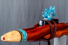 Cocobolo Native American Flute, Minor, Mid G-4, #N28H (0)